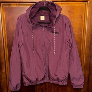 Vans Burgundy Windbreaker size Large.